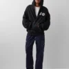 Gap × Awake Ny Ağır Dokuma Oversized Logolu Fermuarlı Kapüşonlu Sweatshirt