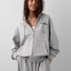 Gap × Awake Ny Ağır Dokuma Oversized Logolu Fermuarlı Kapüşonlu Sweatshirt