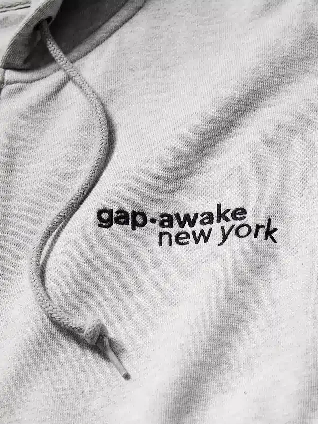 Gap × Awake Ny Ağır Dokuma Oversized Logolu Fermuarlı Kapüşonlu Sweatshirt