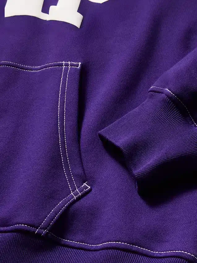 GAP × Awake Ny Ağır Kaliteli Oversized Logolu Kapüşonlu Sweatshirt