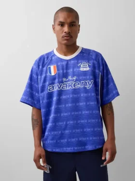 GAP × Awake Ny Büyük Boy Logo Jersey