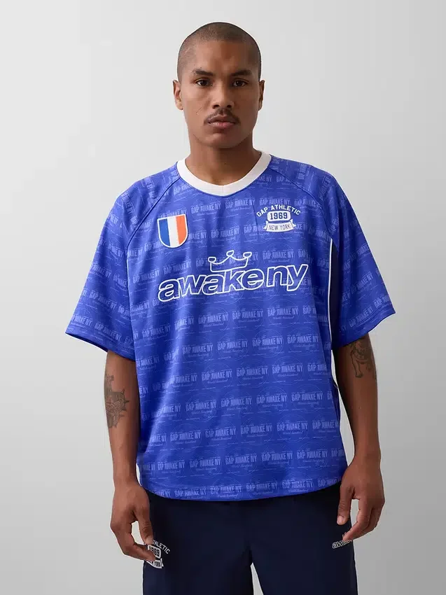 GAP × Awake Ny Büyük Boy Logo Jersey