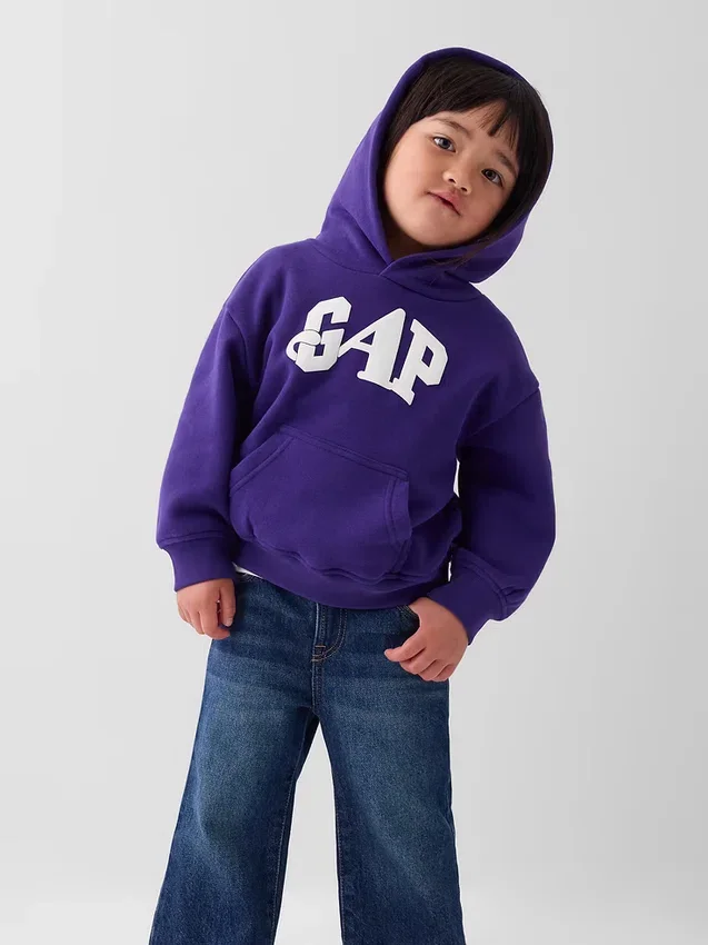 GAP × Awake Ny Küçük Çocuk Vintagesoft Logolu Kapüşonlu Sweatshirt