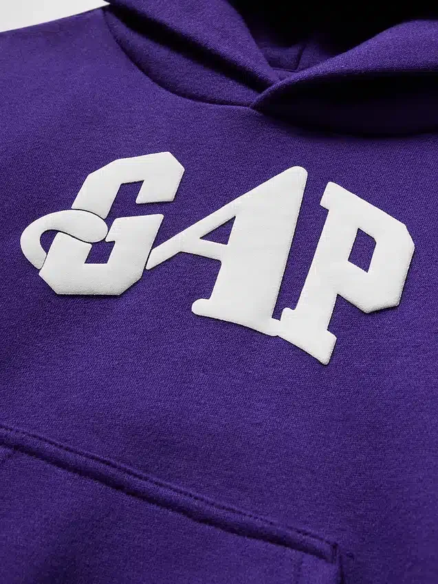 GAP × Awake Ny Küçük Çocuk Vintagesoft Logolu Kapüşonlu Sweatshirt