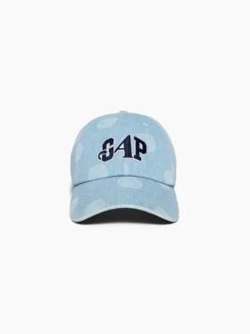 GAP × Awake Ny Noktalı Denim Beyzbol Şapkası