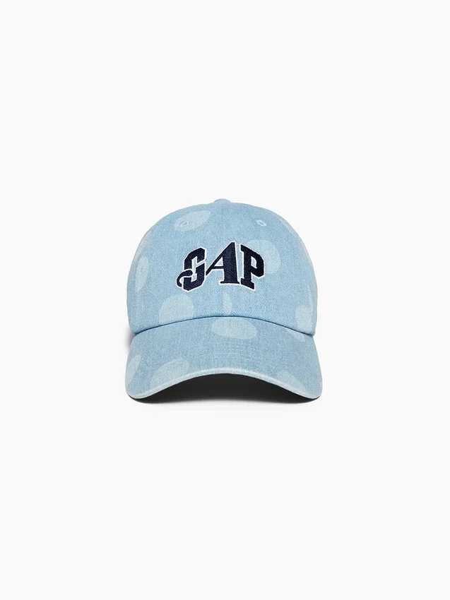 GAP × Awake Ny Noktalı Denim Beyzbol Şapkası