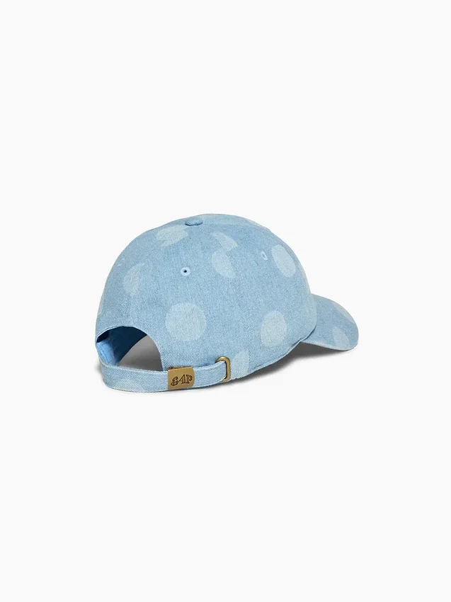GAP × Awake Ny Noktalı Denim Beyzbol Şapkası