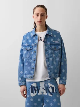 GAP × Awake Ny Oversized Noktalı İkonik Denim Ceket