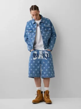 GAP × Awake Ny Oversized Noktalı İkonik Denim Ceket