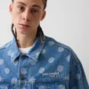 GAP × Awake Ny Oversized Noktalı İkonik Denim Ceket
