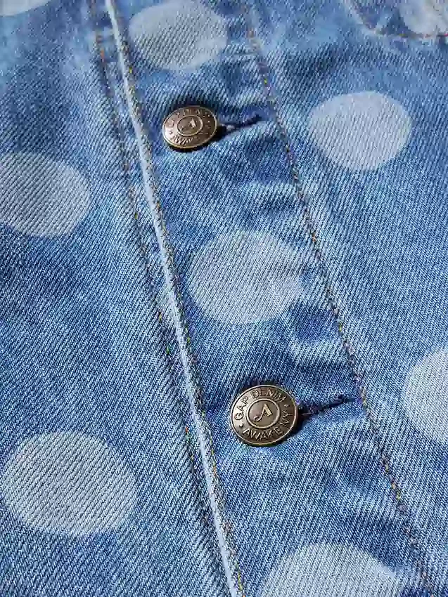 GAP × Awake Ny Oversized Noktalı İkonik Denim Ceket