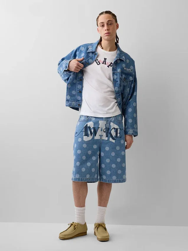 Gap × Awake Ny Rahat Kesim Logolu Tişört