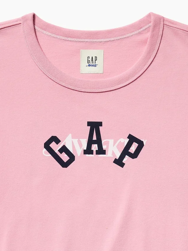 Gap × Awake Ny Rahat Kesim Logolu Tişört
