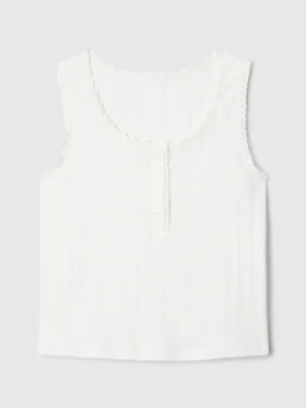 Gap × DôEn Çocuk Pointelle Tank Top