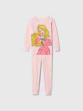GAP × Disney Baby Organik Fırçalanmış Pamuklu Prenses Pijama Seti