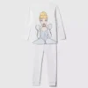 GAP × Disney Baby Organik Fırçalanmış Pamuklu Prenses Pijama Seti