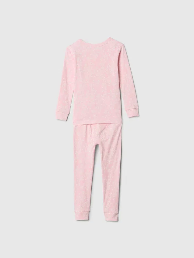 GAP × Disney Baby Organik Fırçalanmış Pamuklu Prenses Pijama Seti