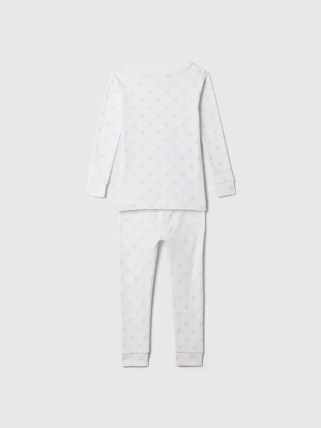GAP × Disney Baby Organik Fırçalanmış Pamuklu Prenses Pijama Seti