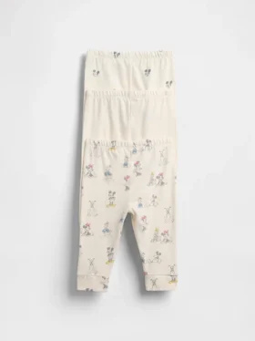 GAP × Disney Baby Organik Pamuklu Çekip Giyilen Pantolonlar (3’lü Paket)