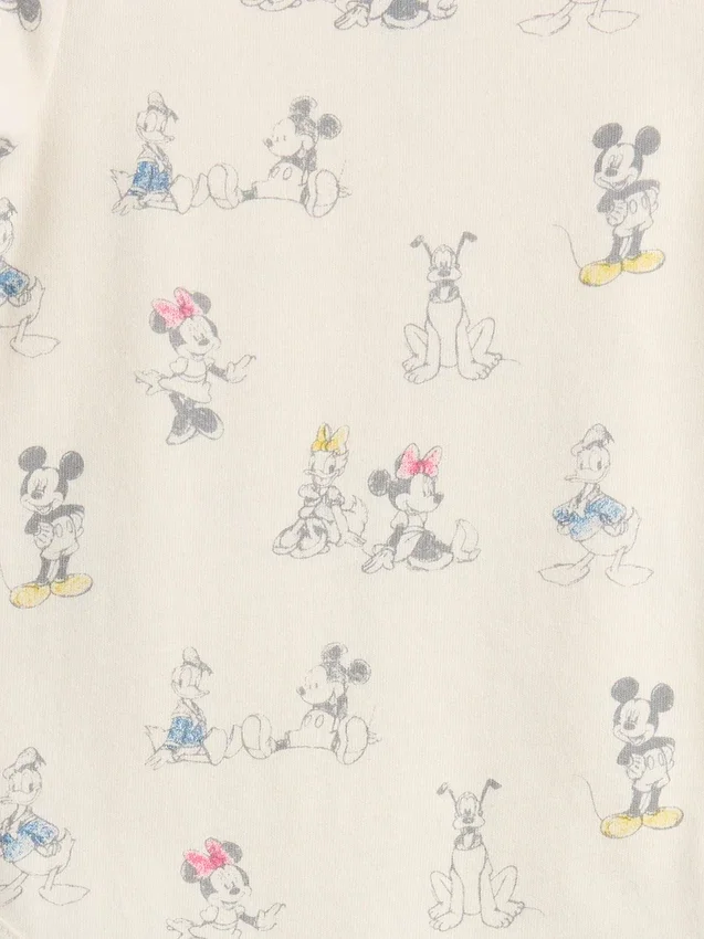 GAP × Disney Baby Organik Pamuklu Çıtçıtlı Body (3'lü Paket)