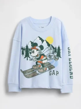 Gap × Disney Bebek & Yürümeye Başlayan Çocuk Grafikli Tişört