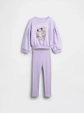 Gap × Disney Bebek & Yürümeye Başlayan Çocuk Kabarık Sweatshirt Takımı