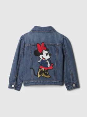 Gap × Disney Bebek & Yürümeye Başlayan Çocuk Minnie Mouse Icon Denim Ceket
