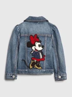 Gap × Disney Bebek & Yürümeye Başlayan Çocuk Minnie Mouse Icon Denim Ceket
