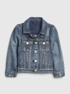 Gap × Disney Bebek & Yürümeye Başlayan Çocuk Minnie Mouse Icon Denim Ceket