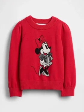 GAP × Disney Bebek & Yürümeye Başlayan Çocuk Minnie Mouse Kazak