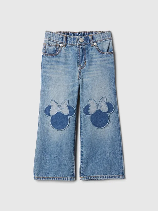 GAP × Disney Bebek & Yürümeye Başlayan Çocuk Minnie Mouse Stride Jean'ler