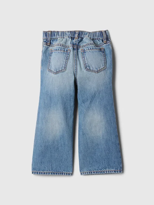 GAP × Disney Bebek & Yürümeye Başlayan Çocuk Minnie Mouse Stride Jean'ler