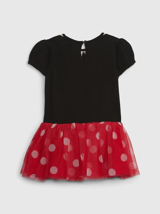 Gap × Disney Bebek & Yürümeye Başlayan Çocuk Minnie Mouse Tül Elbise
