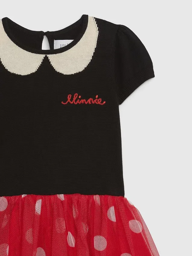 Gap × Disney Bebek & Yürümeye Başlayan Çocuk Minnie Mouse Tül Elbise