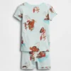 Gap × Disney Bebek & Yürümeye Başlayan Çocuk Organik Fırçalanmış Pamuklu Pijama Şort Seti
