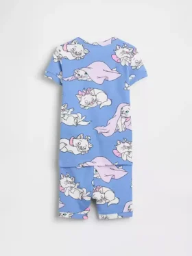 Gap × Disney Bebek & Yürümeye Başlayan Çocuk Organik Fırçalanmış Pamuklu Pijama Şort Seti