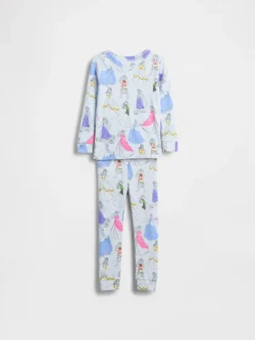 GAP × Disney Bebek & Yürümeye Başlayan Çocuk Organik Fırçalanmış Pamuklu Pijama Seti