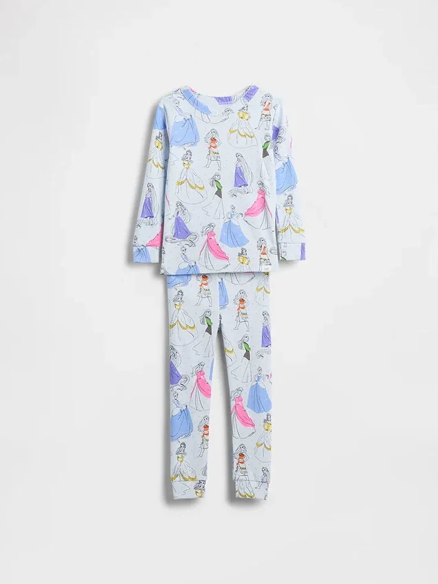 GAP × Disney Bebek & Yürümeye Başlayan Çocuk Organik Fırçalanmış Pamuklu Pijama Seti