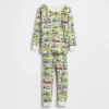 GAP × Disney Bebek & Yürümeye Başlayan Çocuk Organik Fırçalanmış Pamuklu Pijama Seti