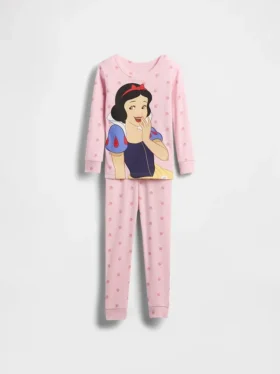 GAP × Disney Bebek & Yürümeye Başlayan Çocuk Organik Fırçalanmış Pamuklu Pijama Seti