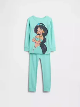GAP × Disney Bebek & Yürümeye Başlayan Çocuk Organik Fırçalanmış Pamuklu Pijama Seti