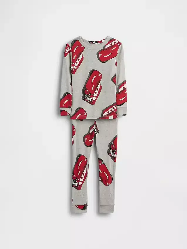 GAP × Disney Bebek & Yürümeye Başlayan Çocuk Organik Fırçalanmış Pamuklu Pijama Seti