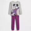 GAP × Disney Bebek & Yürümeye Başlayan Çocuk Organik Fırçalanmış Pamuklu Pijama Seti