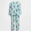GAP × Disney Bebek & Yürümeye Başlayan Çocuk Organik Fırçalanmış Pamuklu Pijama Seti