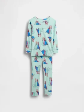 GAP × Disney Bebek & Yürümeye Başlayan Çocuk Organik Fırçalanmış Pamuklu Pijama Seti