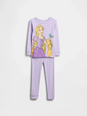 GAP × Disney Bebek & Yürümeye Başlayan Çocuk Organik Fırçalanmış Pamuklu Pijama Seti