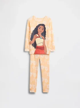 GAP × Disney Bebek & Yürümeye Başlayan Çocuk Organik Fırçalanmış Pamuklu Pijama Seti