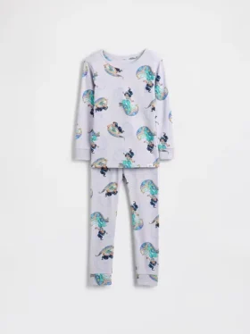 GAP × Disney Bebek & Yürümeye Başlayan Çocuk Organik Fırçalanmış Pamuklu Pijama Seti