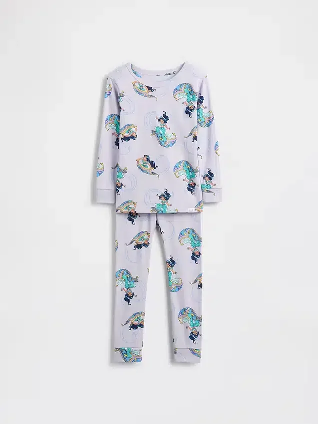 GAP × Disney Bebek & Yürümeye Başlayan Çocuk Organik Fırçalanmış Pamuklu Pijama Seti