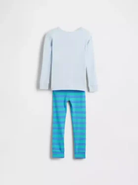 GAP × Disney Bebek & Yürümeye Başlayan Çocuk Organik Fırçalanmış Pamuklu Pijama Seti
